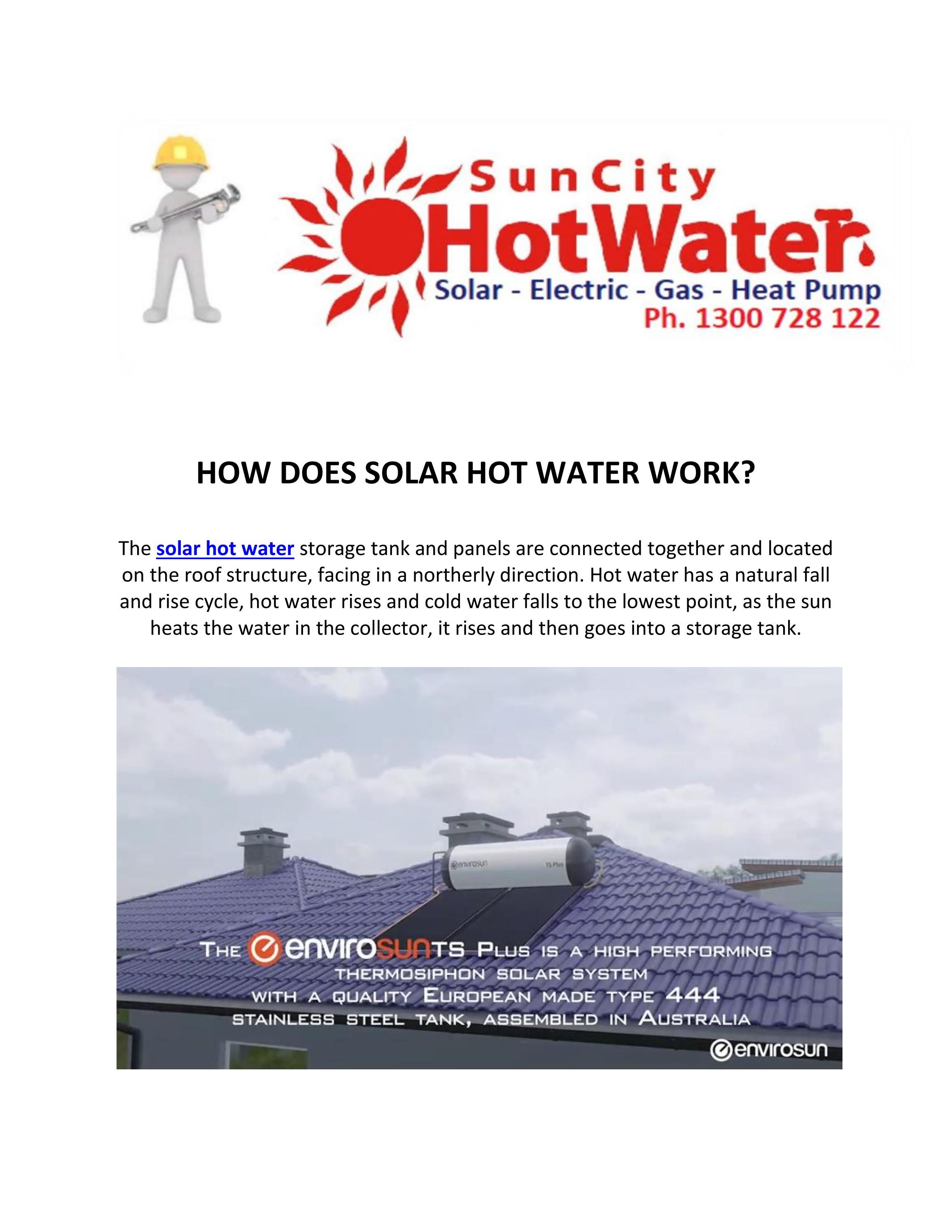 how-does-solar-hot-water-work-by-suncity-hot-water-issuu