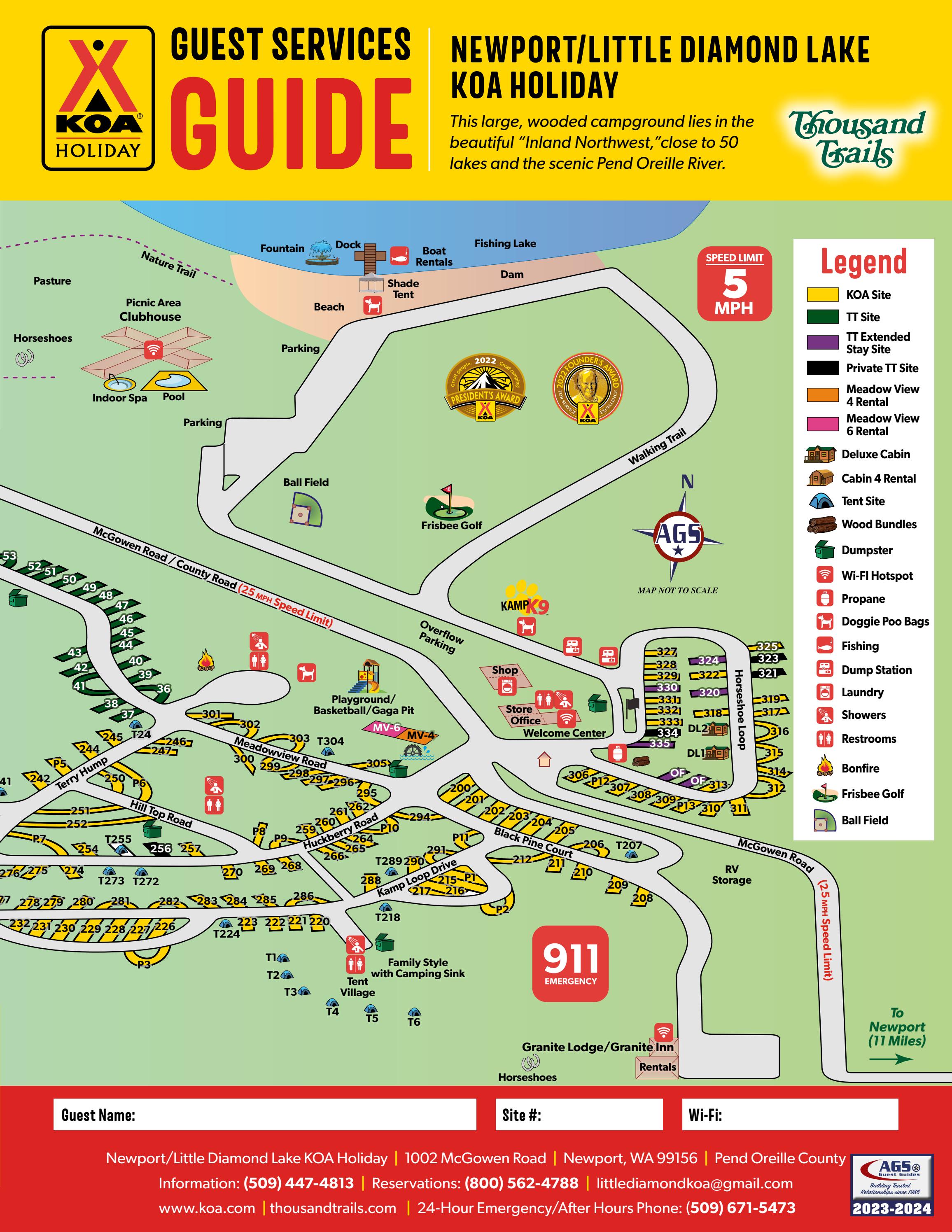 Newport Little Diamond Lake KOA by AGS/Texas Advertising Issuu