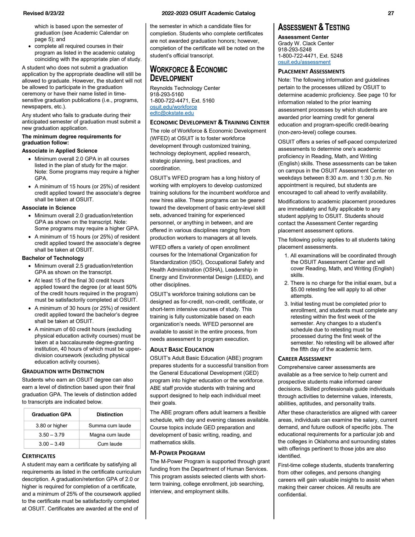 20222023 OSUIT Academic Catalog by Oklahoma State Issuu