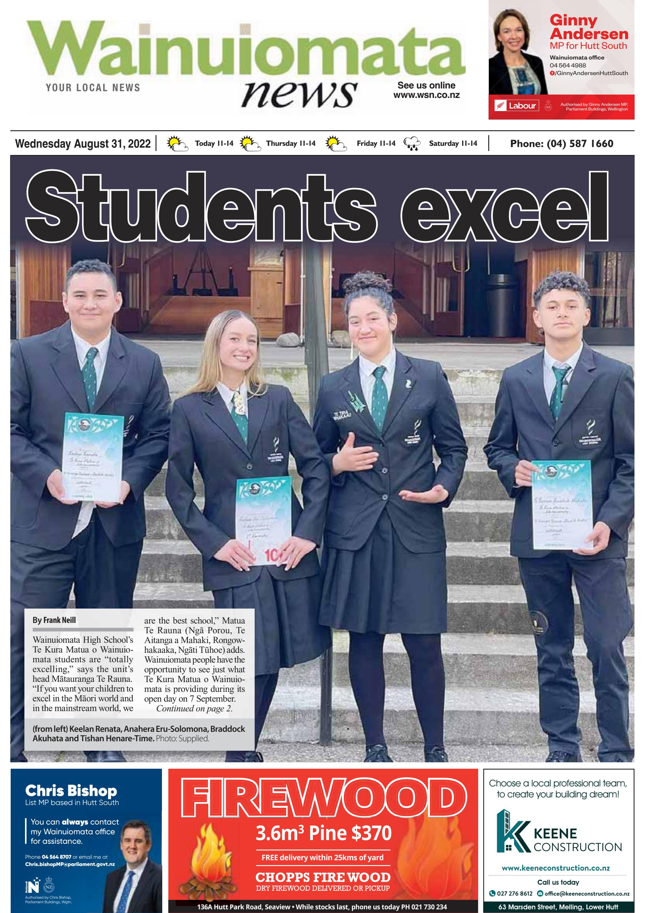 31 August Wainuiomata News by wsn11 Issuu
