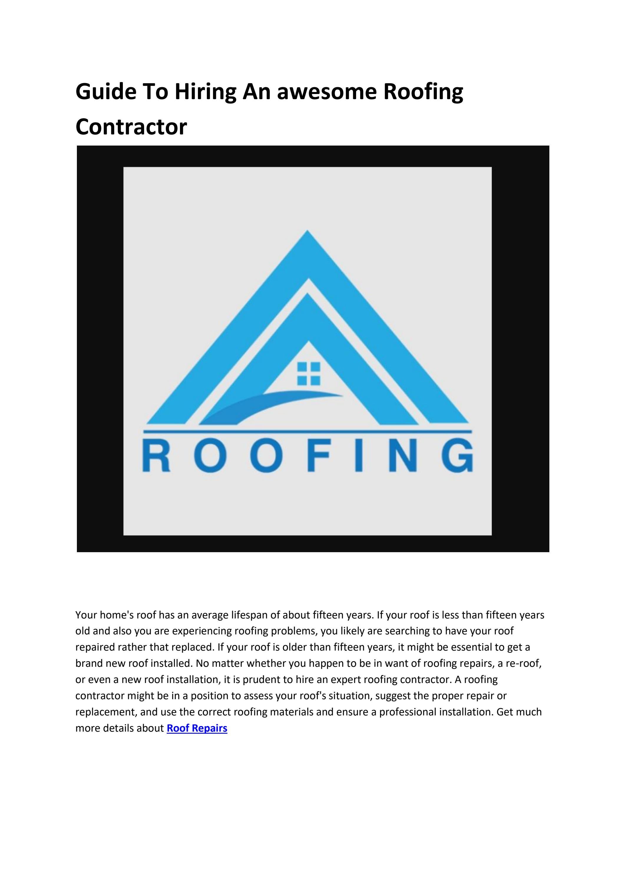 Licensed Roofing Company by Thomas Shaw Issuu