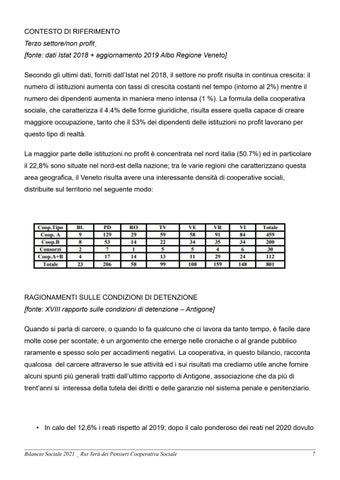 Rio Terà dei Pensieri - Bilancio Sociale 2021 第 8 页