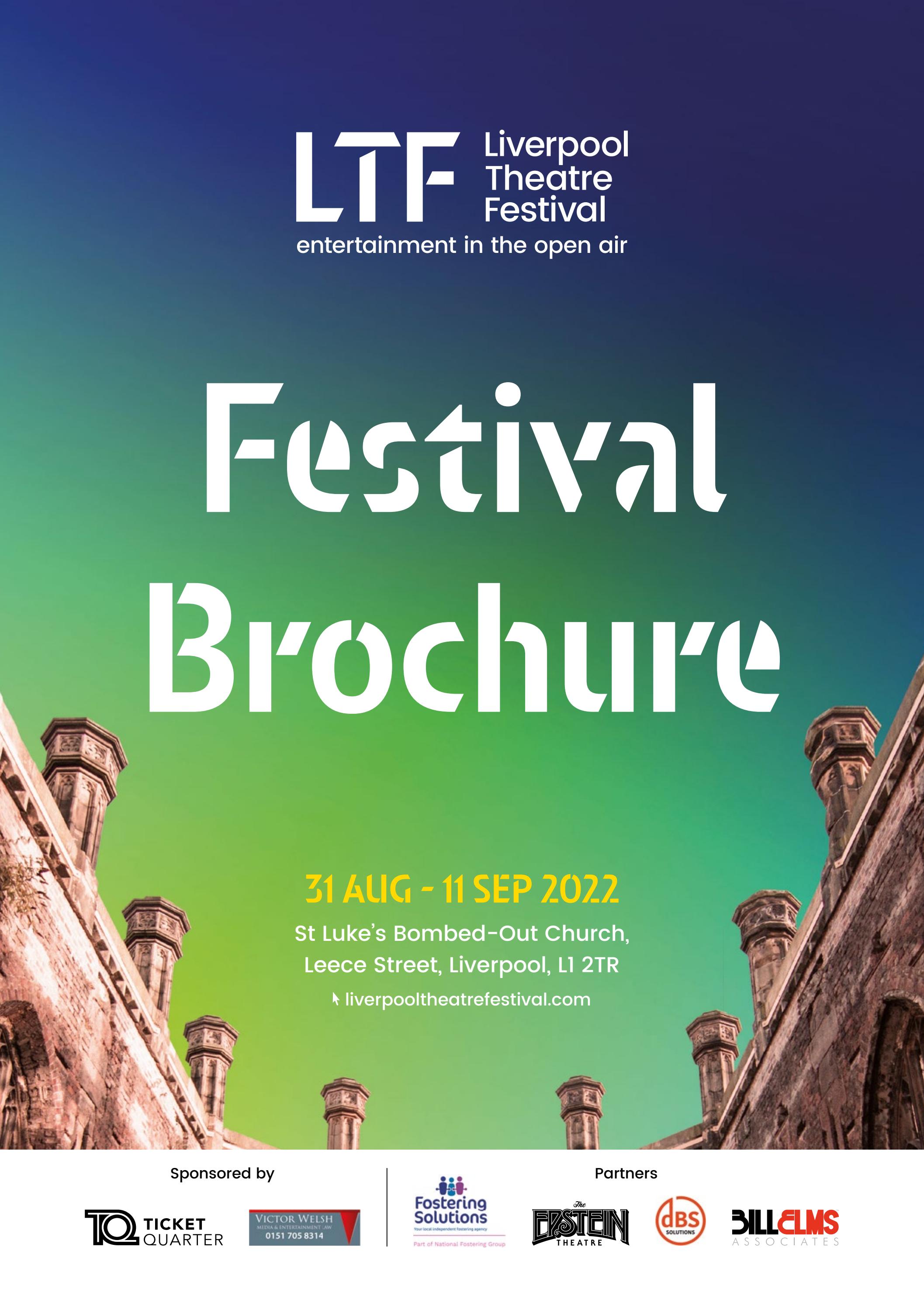 Liverpool Theatre Festival Brochure 2022 by Bill Elms Associates Issuu