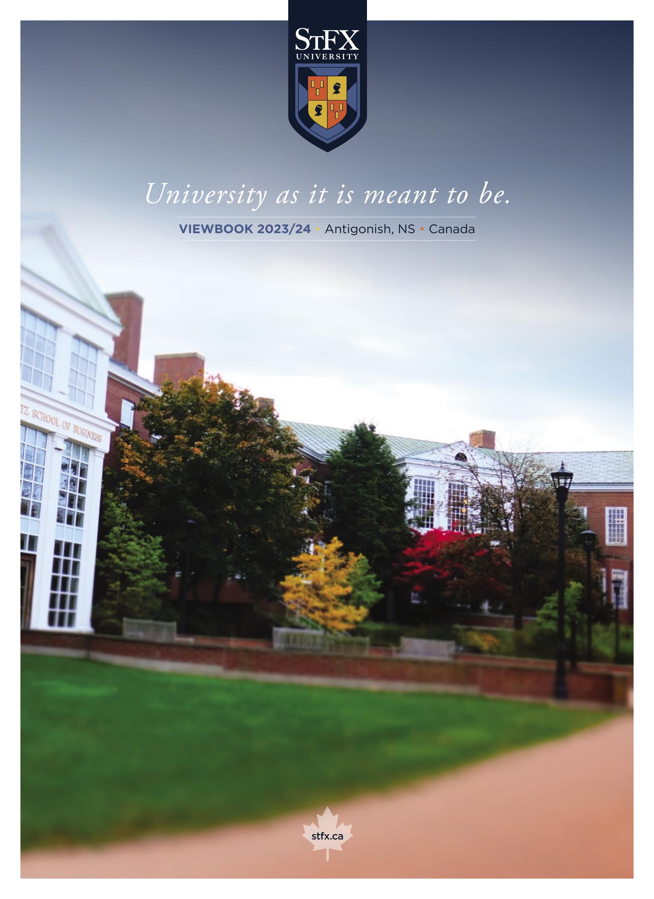 StFX 202324 Viewbook by Stfx University Issuu