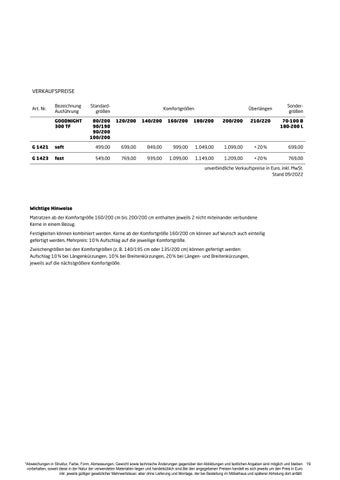 Perspektive Werbeagentur 家具目录 · GL Goodnight 2022 第 19 页