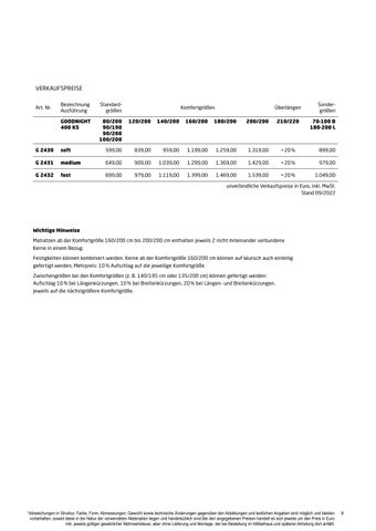 Perspektive Werbeagentur 家具目录 · GL Goodnight 2022 第 9 页