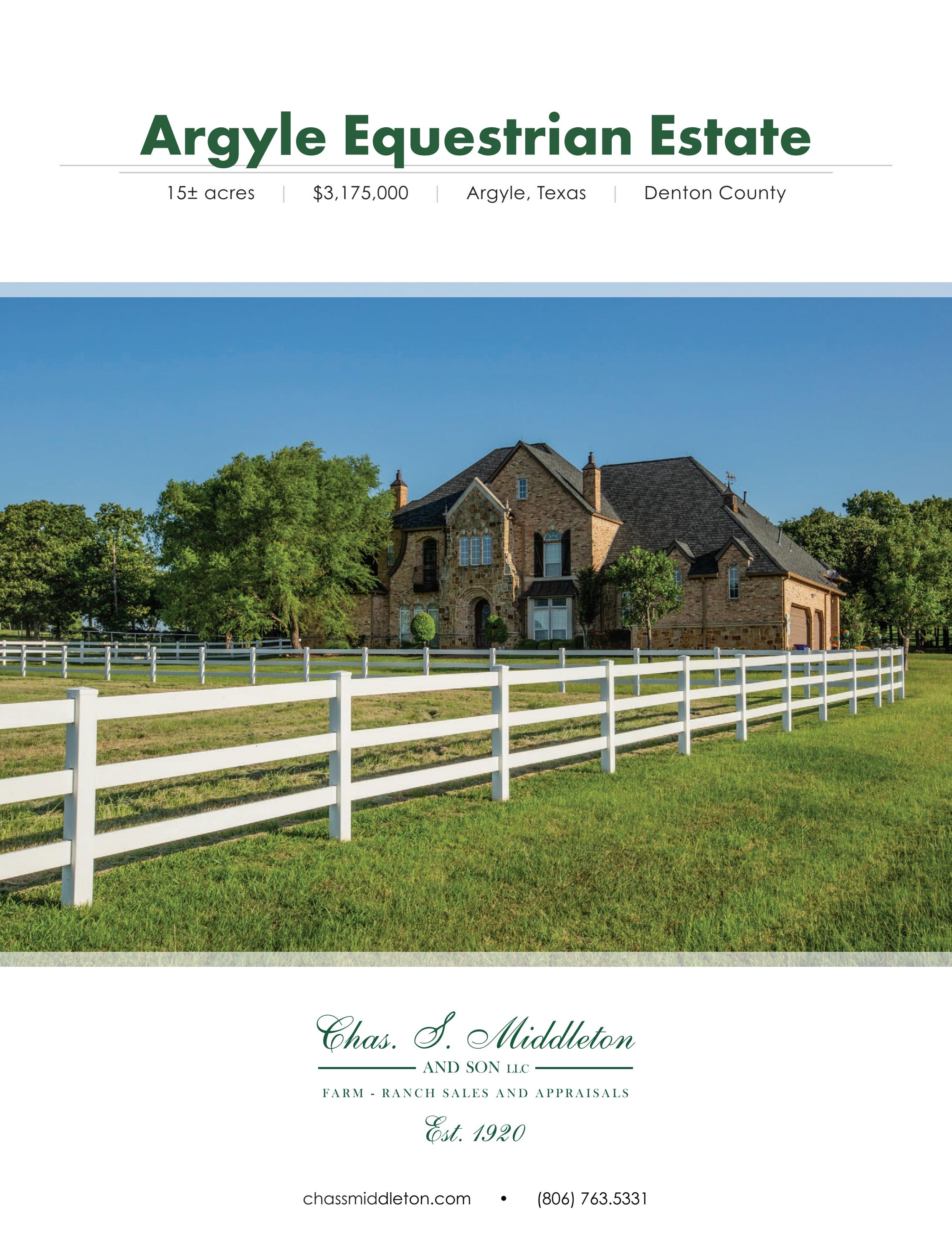 Argyle Equestrian Estate by csmandson Issuu