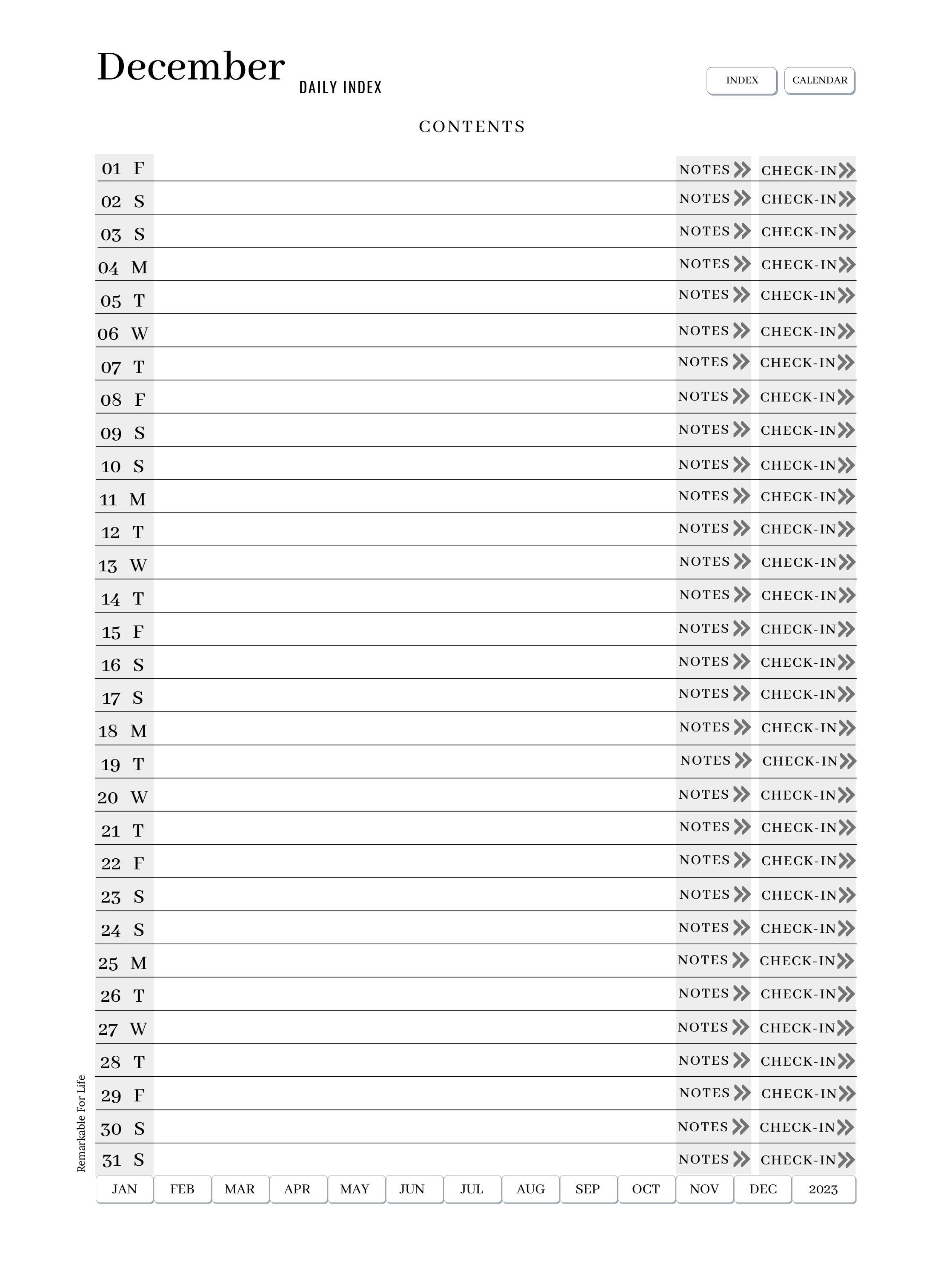 Daily Planner 2023 by remarkableforlife Issuu