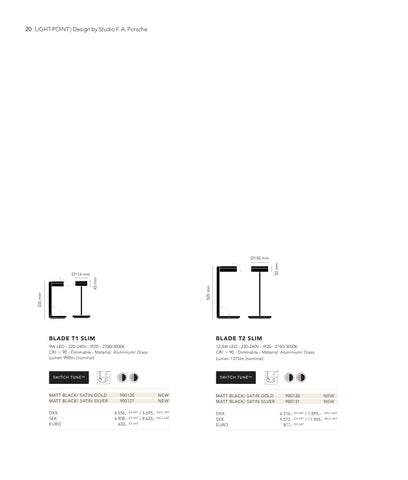 Studio F. A. Porsche 灯饰目录 · 灯饰 -POINT | Design by 第 22 页