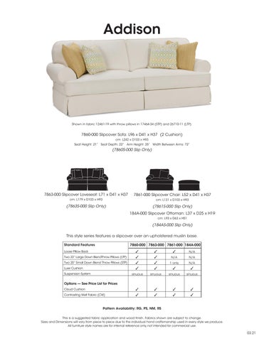 2022 Rowe Furniture Product 家具目录 第 21 页