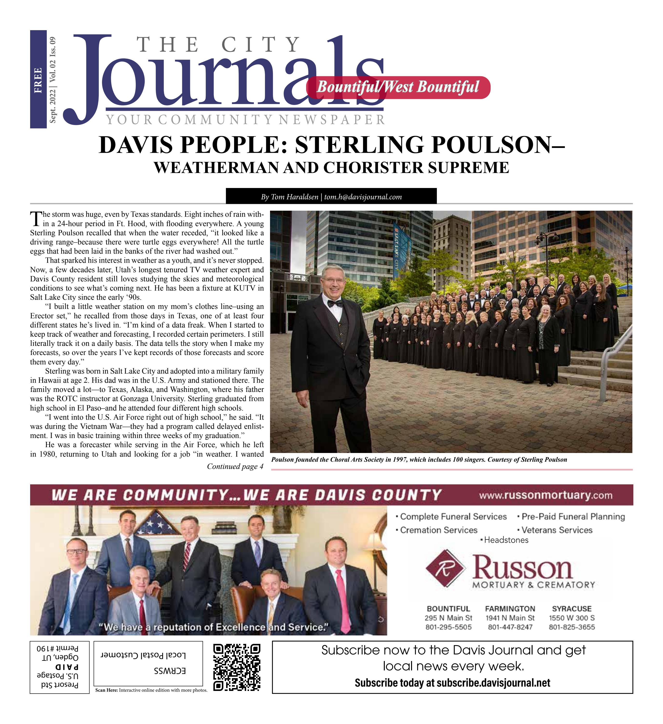 Bountiful/West Bountiful Journal | September 2022 by The City Journals -  Issuu