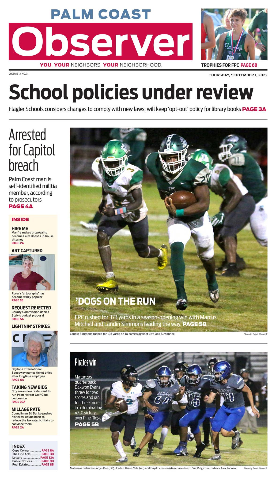 Palm Coast Observer 9-1-22 by Observer Local News - Issuu