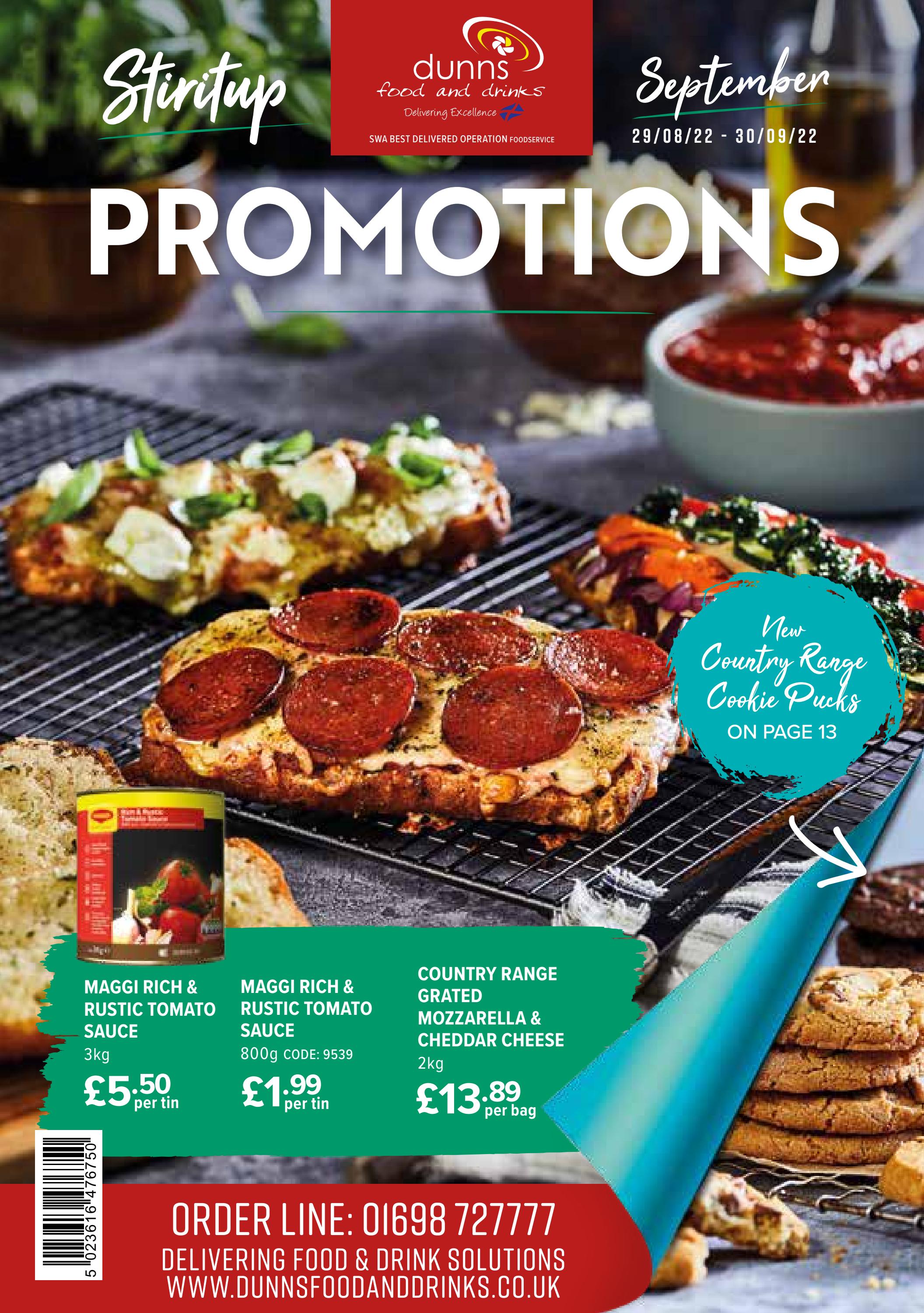 September 2022 Dunns Food And Drinks Stir It Up Promotions By Joseph 