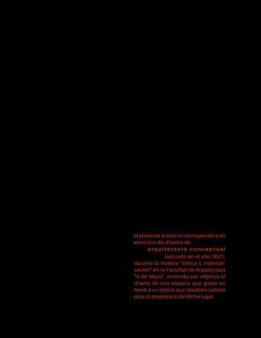Portafolio Arquitectura/2022. Aldo Cervantes 第 5 页