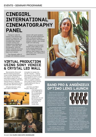 Euro Cine Expo 2022 Show 指南 第 12 页
