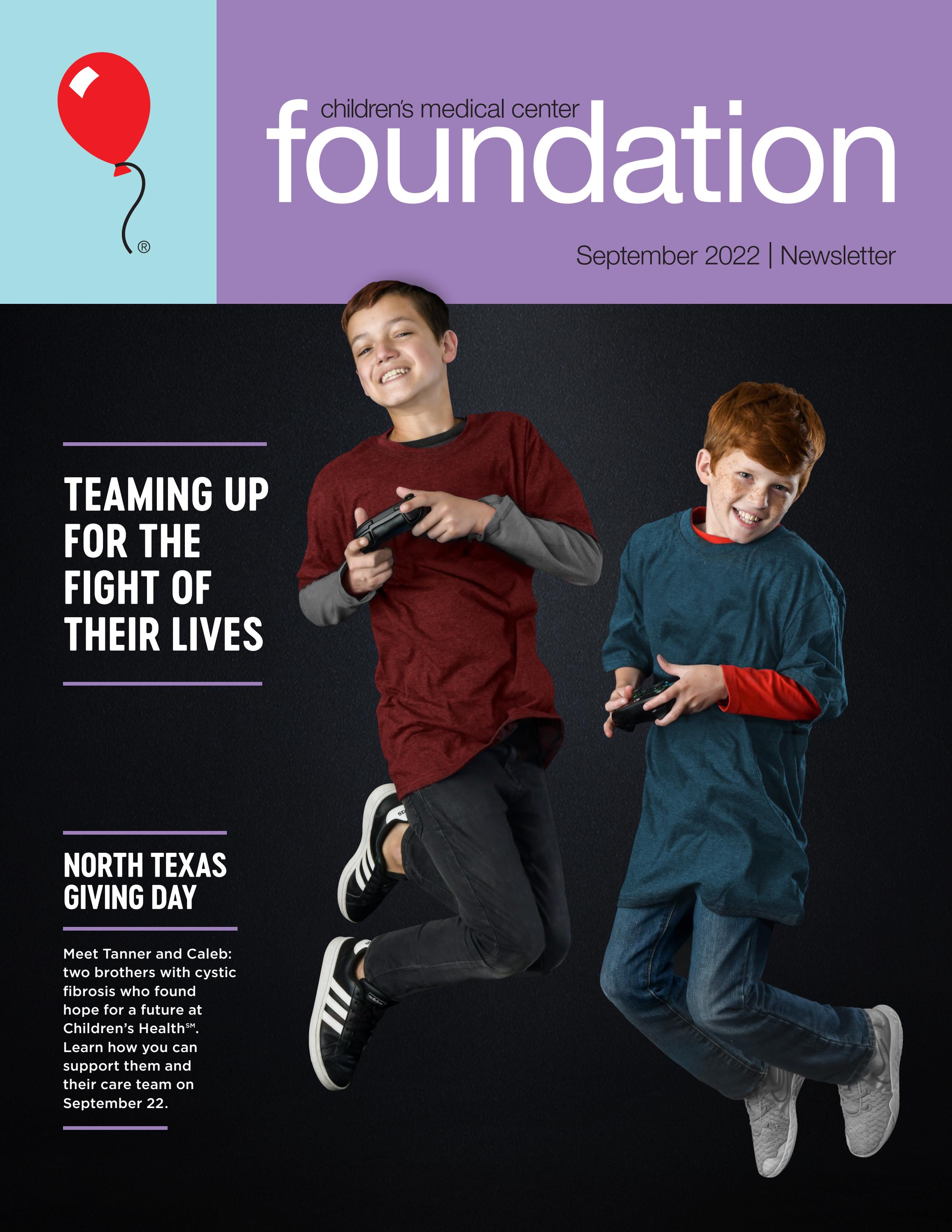 September 2022 Newsletter Children's Medical Center Foundation by