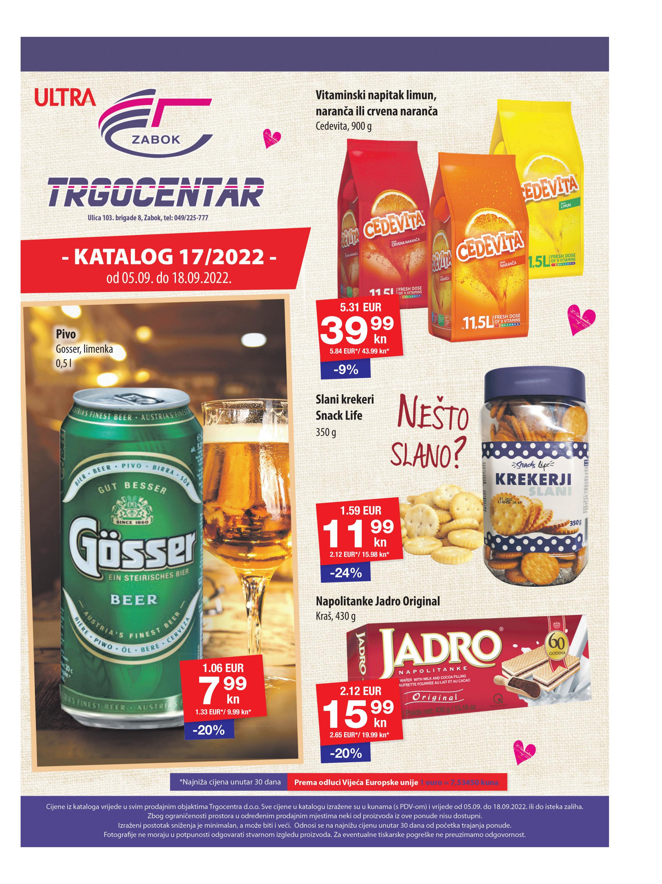 Trgocentar katalog 05.09.2022.-18.09.2022 by Zagorski list - Issuu
