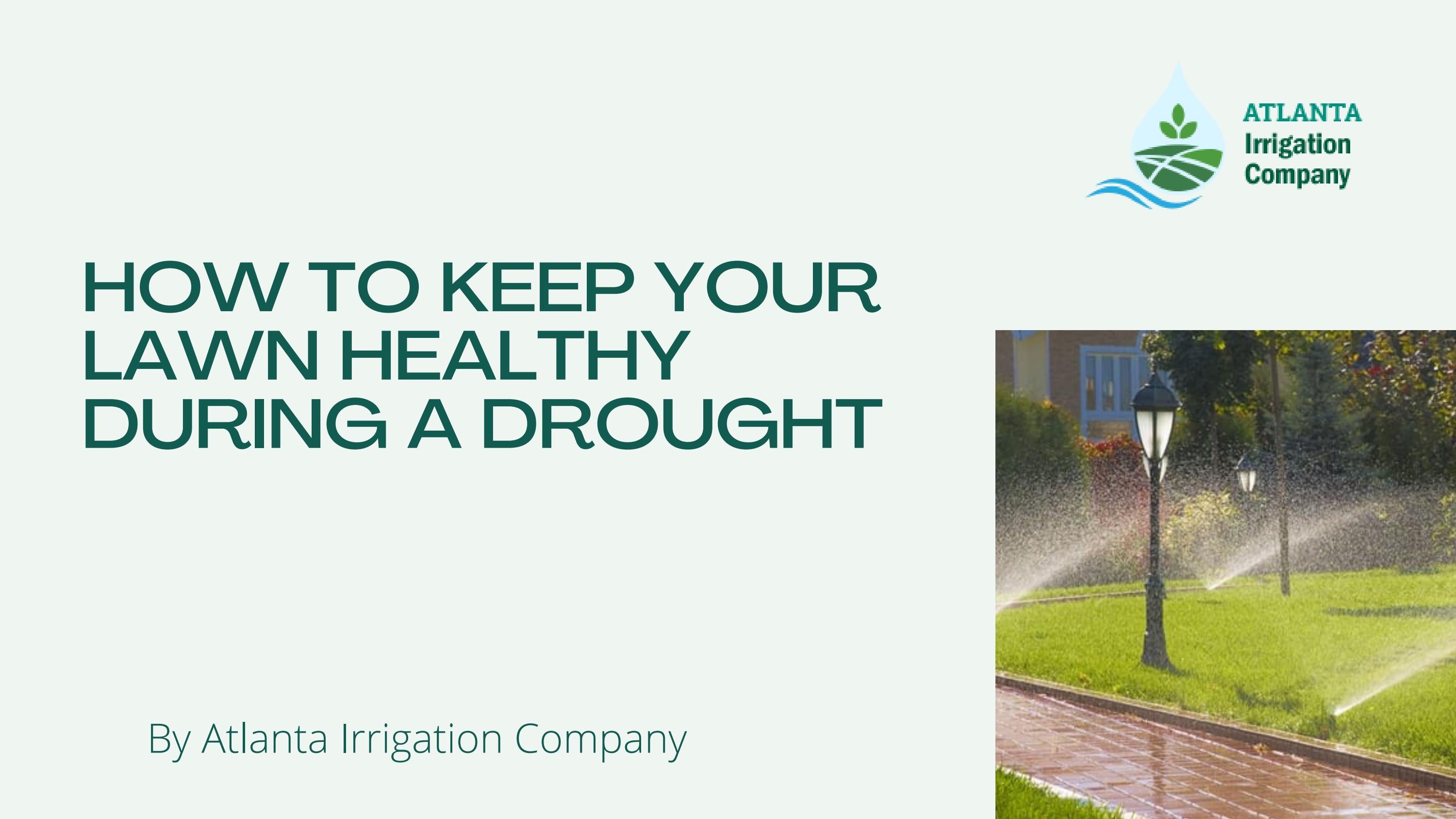 How To Keep Your Lawn Healthy During A Drought Atlanta Irrigation