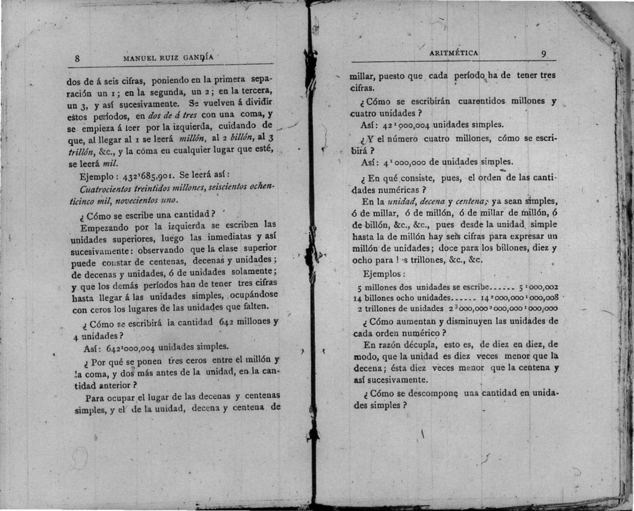 Aritmética apropiada al alcance de los niños (1890) by La Colección ...