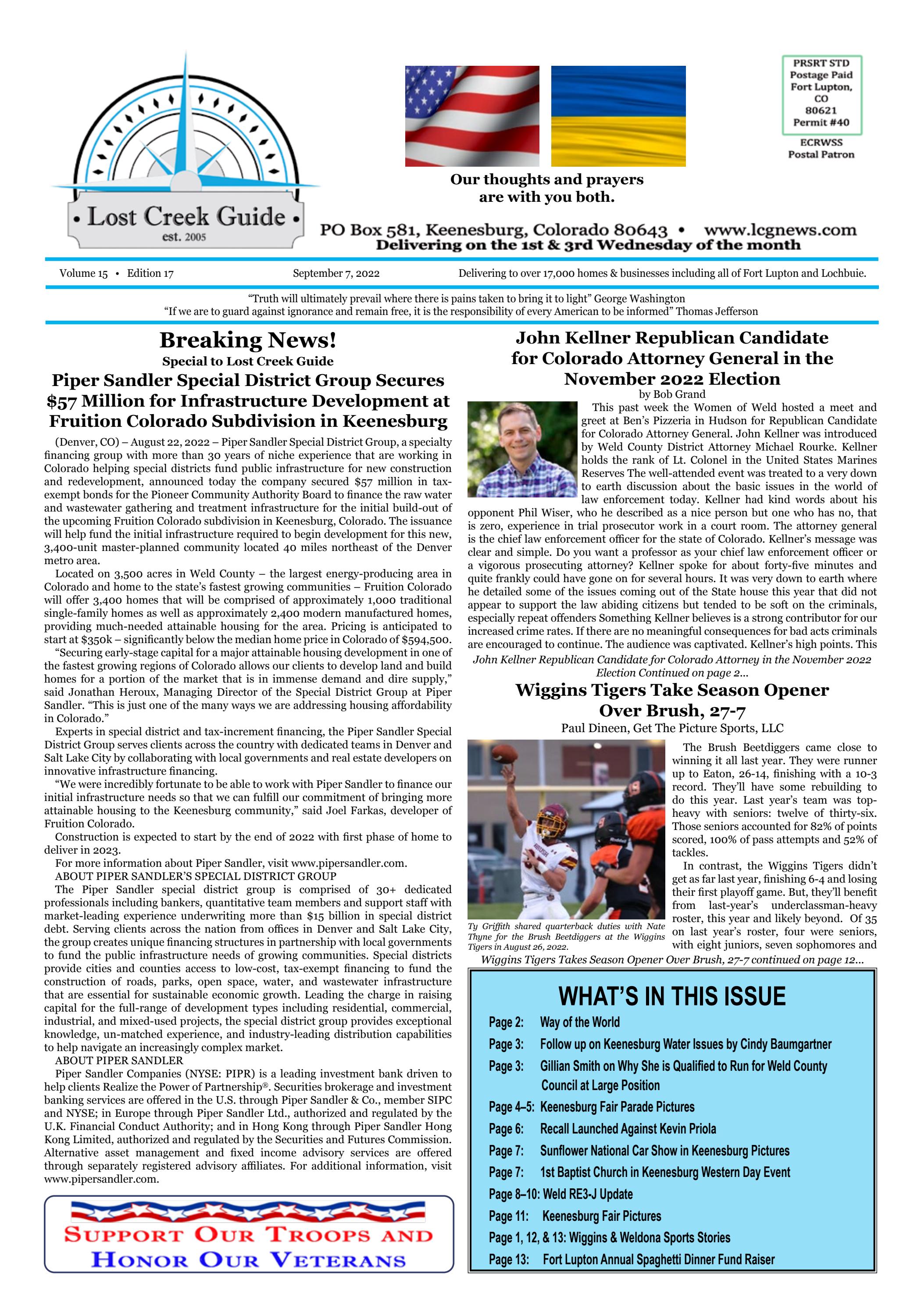 The Lost Creek Guide September 7, 2022 by Lost Creek Guide - Issuu