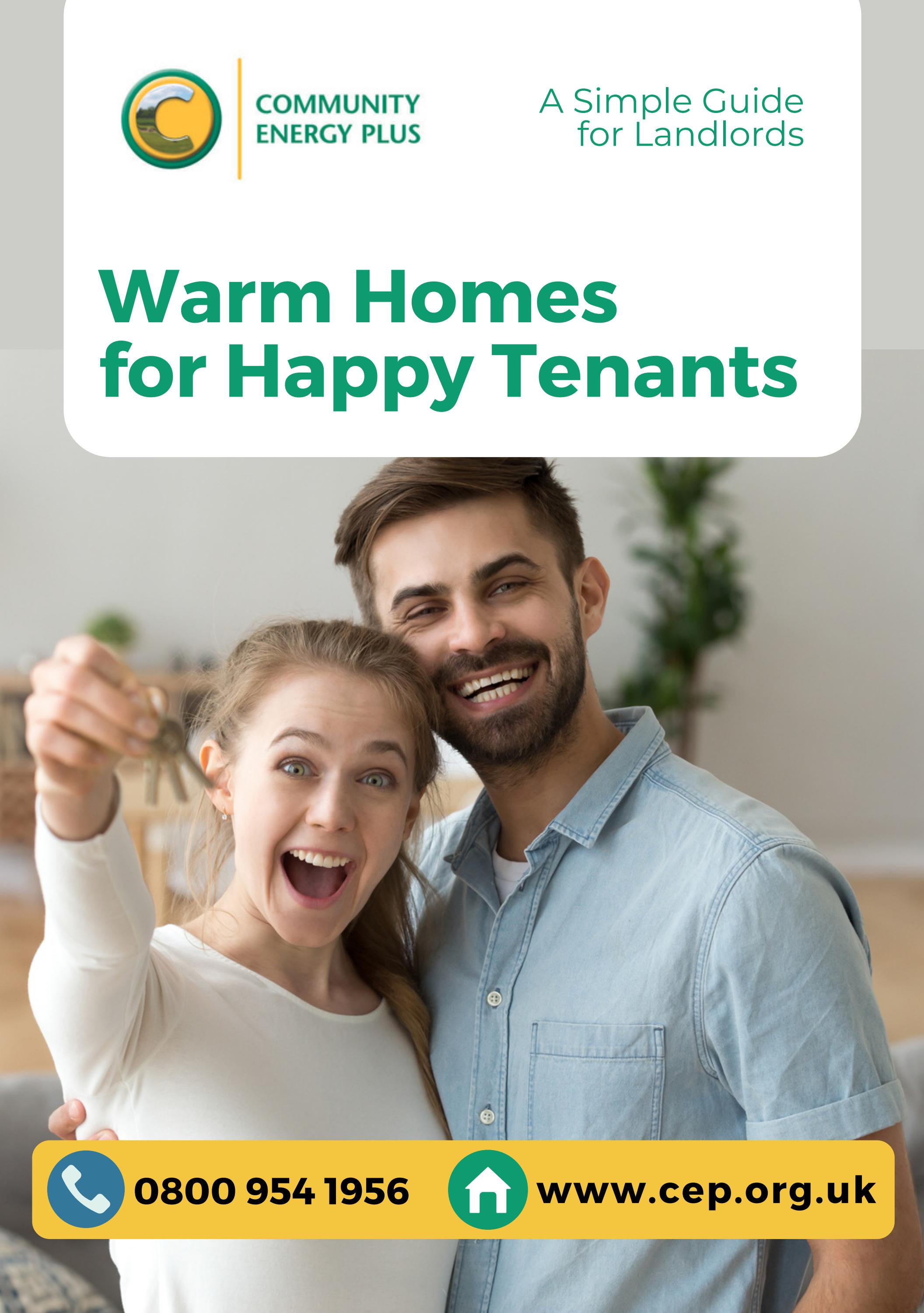 Warm Homes for Happy Tenants a simple guide for Landlords by