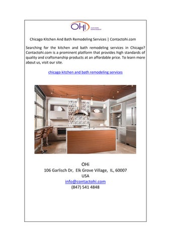 Chicago Kitchen And Bath Remodeling Services by Noah