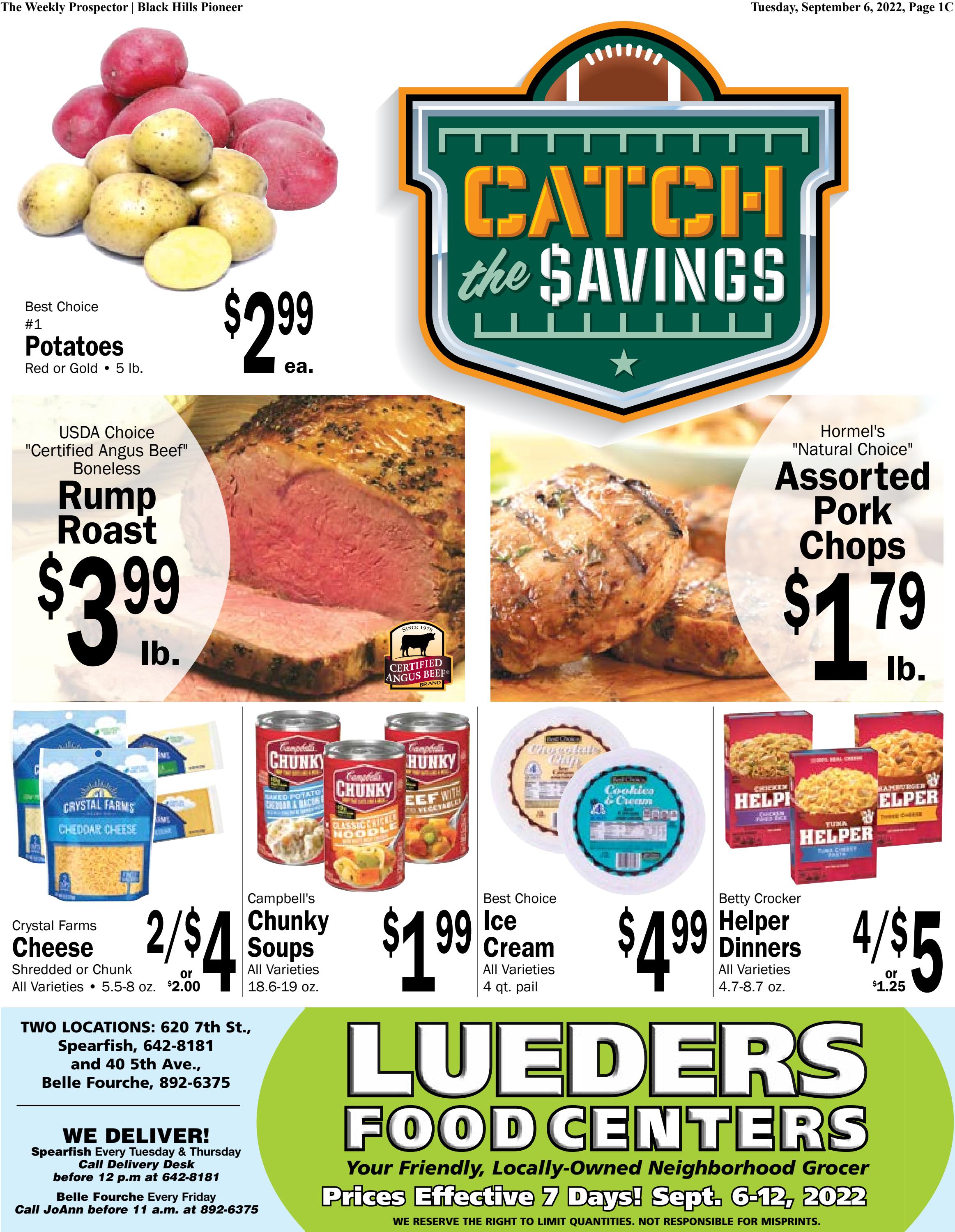Lueders Weekly Grocery Ad 9622 by Black Hills Pioneer Issuu