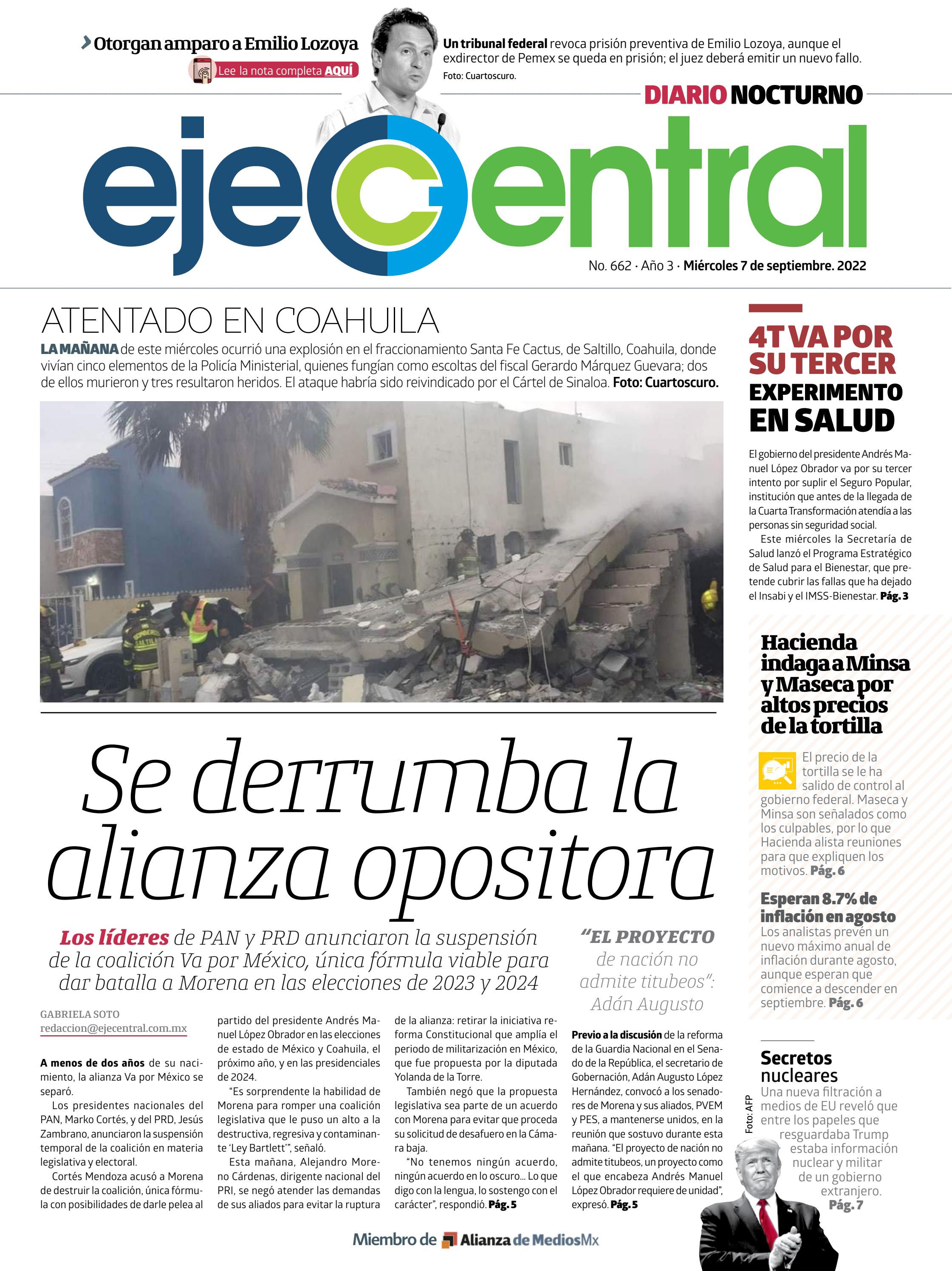 Diario Nocturno 07 de septiembre de 2022 by EjeCentral Issuu