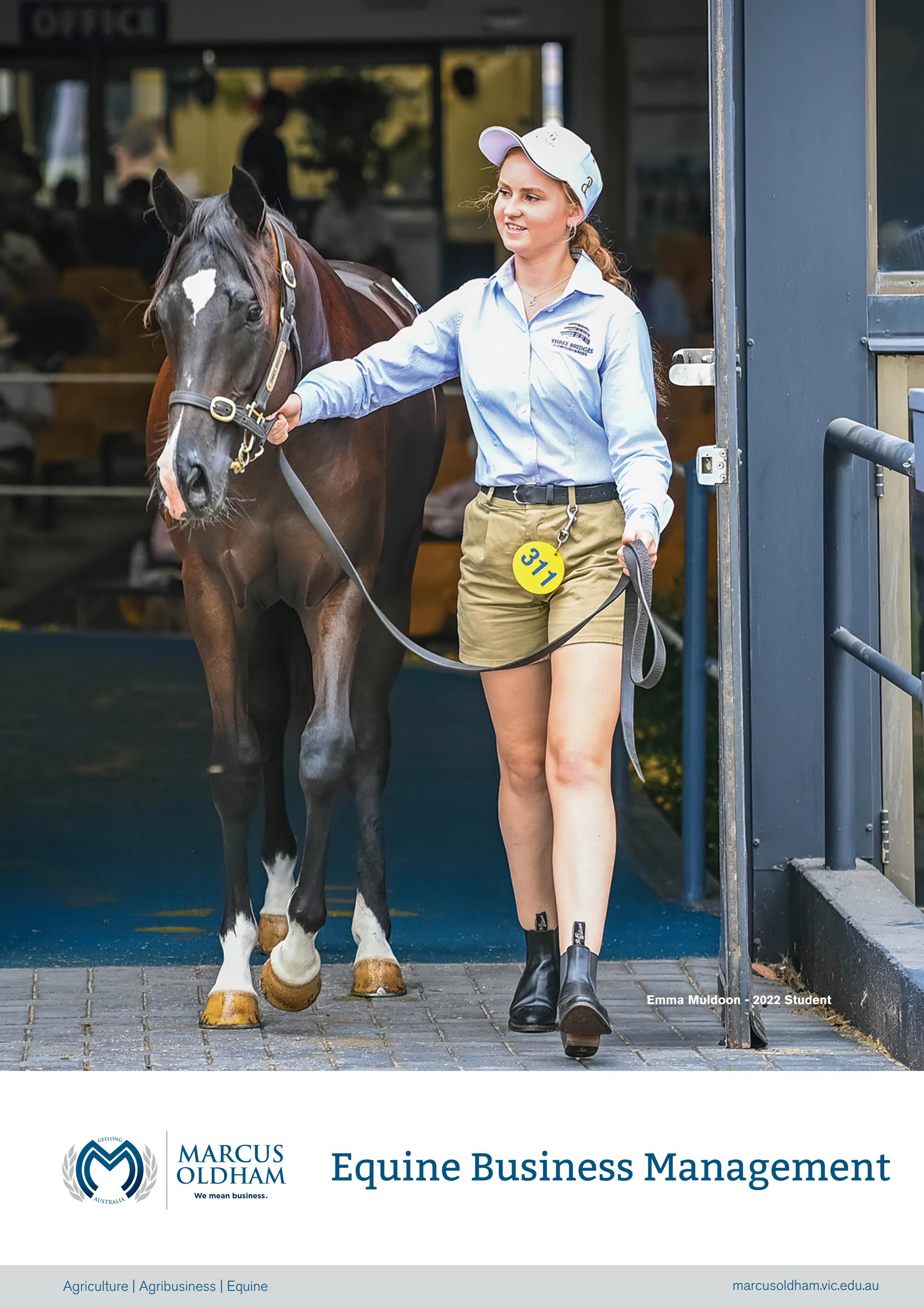 Equine Business Management 2023 by Marcus Oldham College Issuu