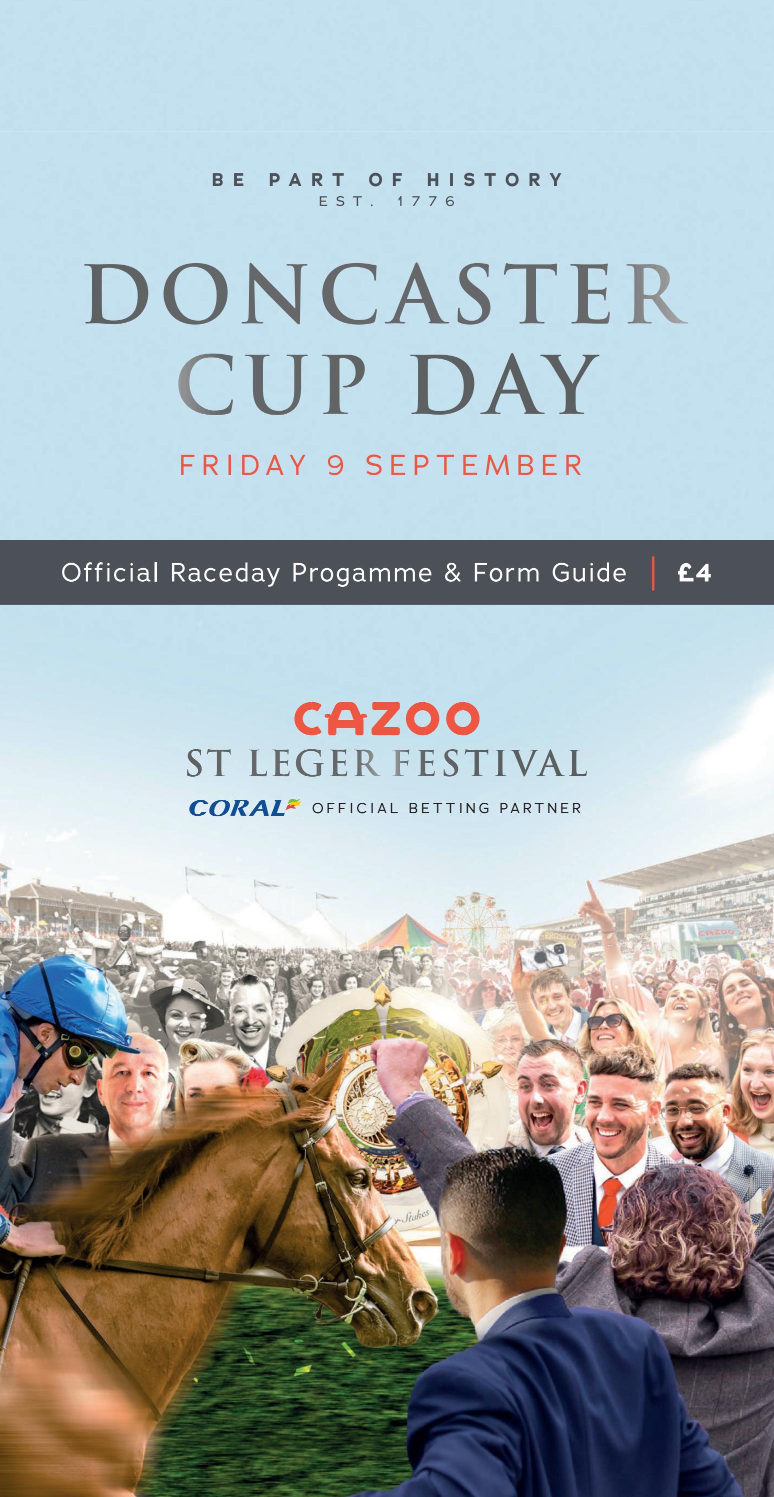 Doncaster Racecard Friday 9th September by Arena Racing Company Issuu