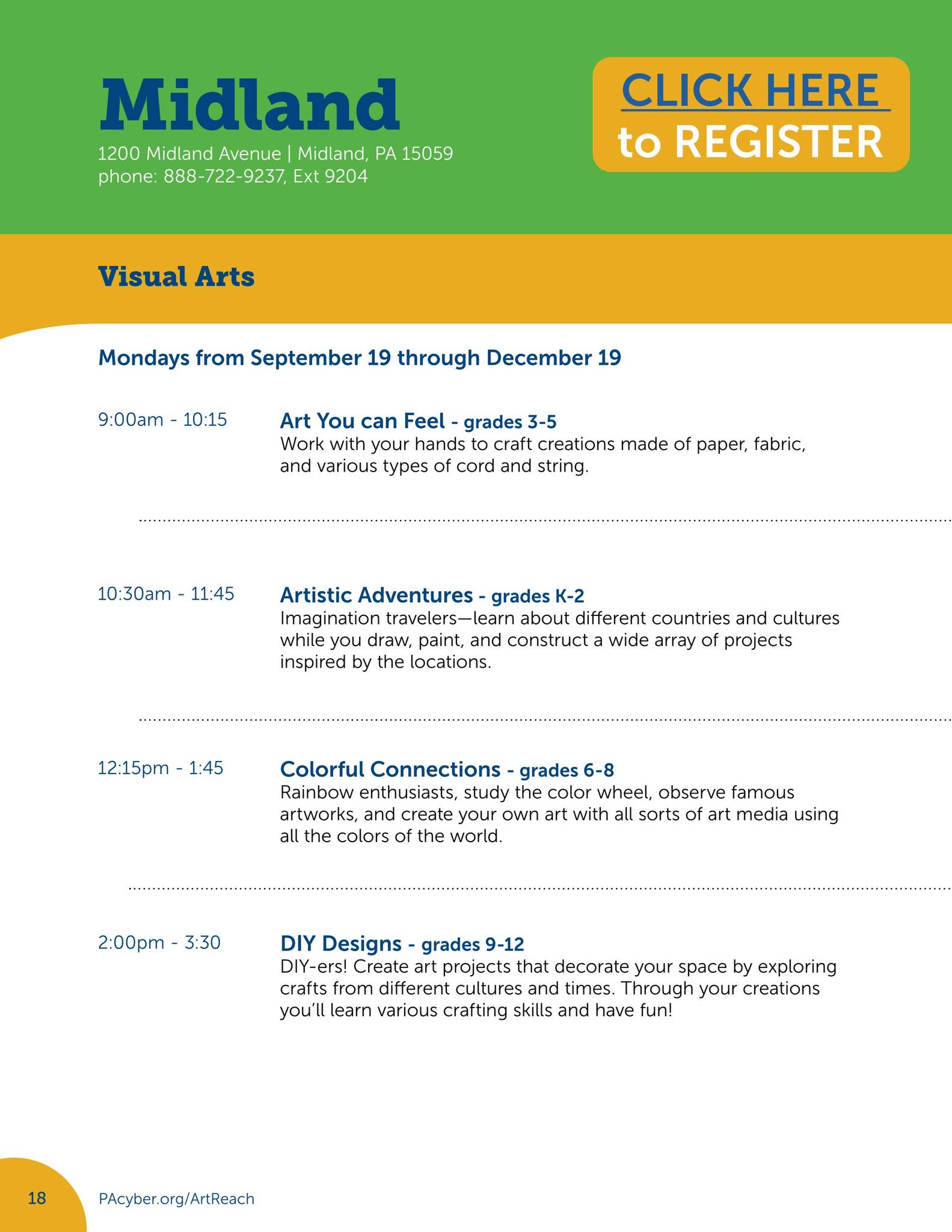 PA Cyber ARTReach Fall 2022 Course Offerings by PACyberSchool - Issuu