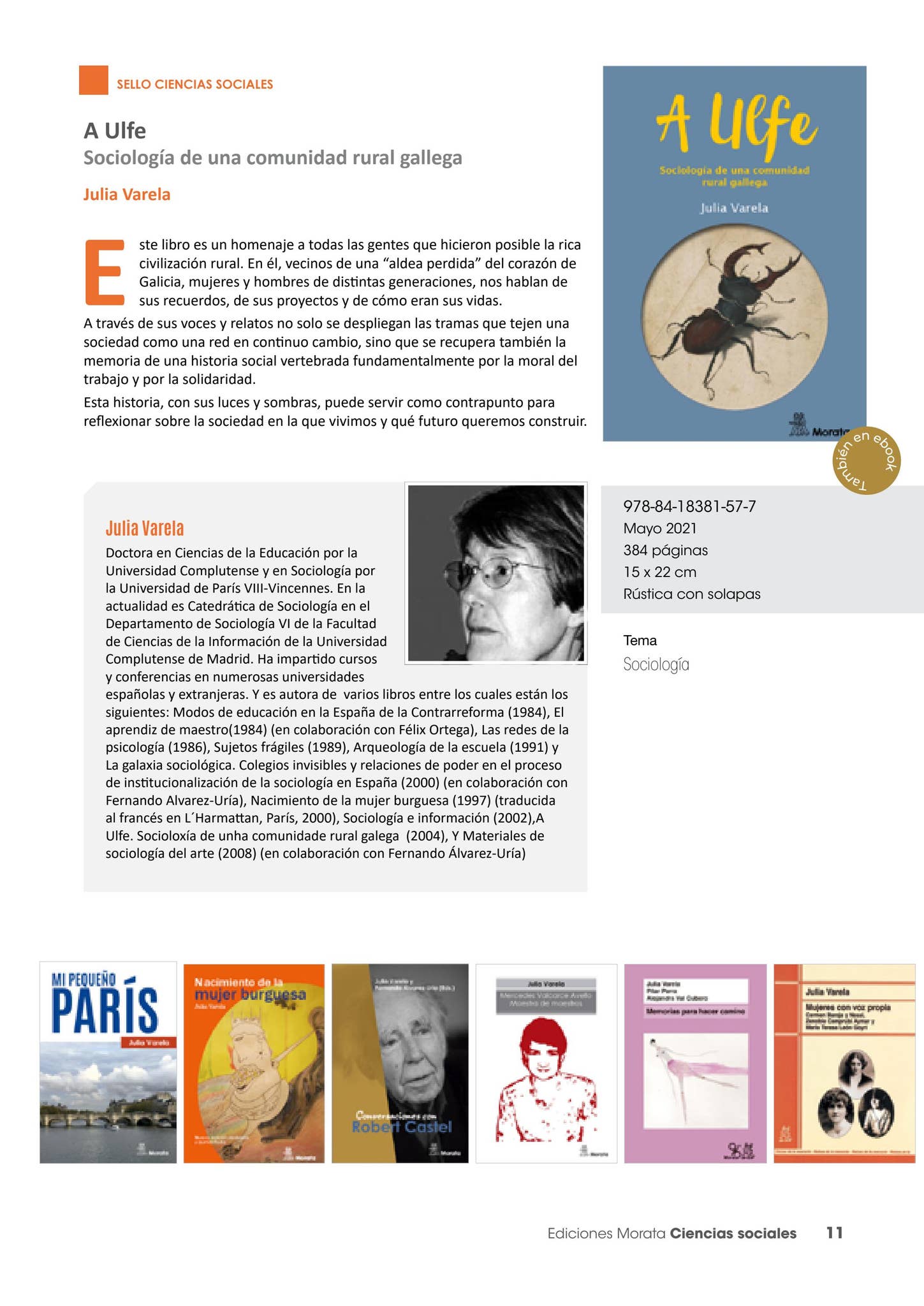 Catálogo Ciencias Sociales Ediciones Morata Septiembre 2022 By