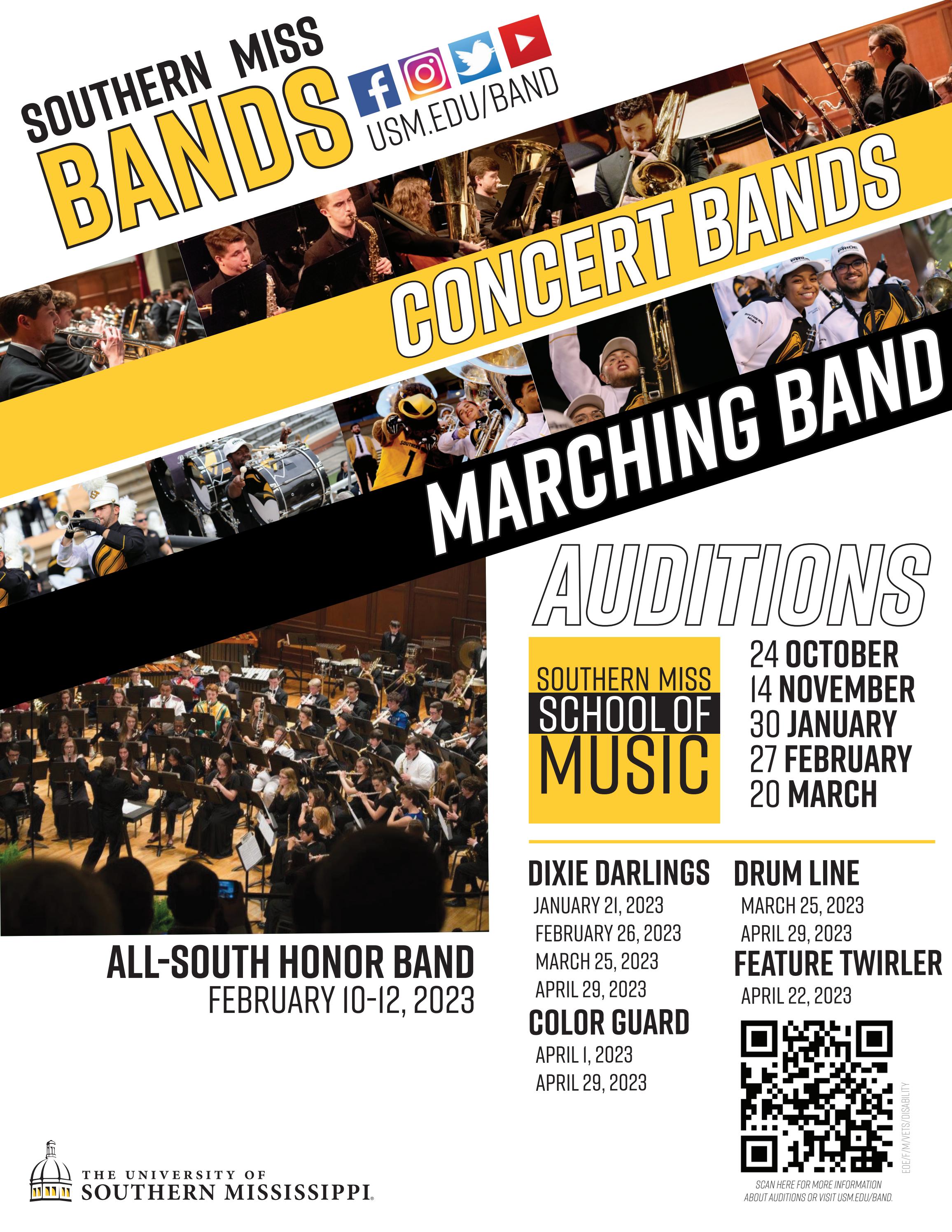 Southern Miss Bands 202223 by The University of Southern Mississippi