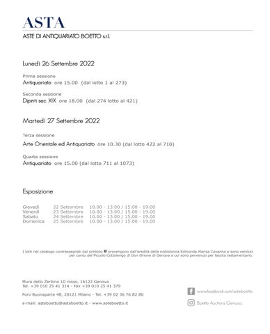 Aste Boetto 灯饰目录 · Antiquariato -Boetto 第 3 页
