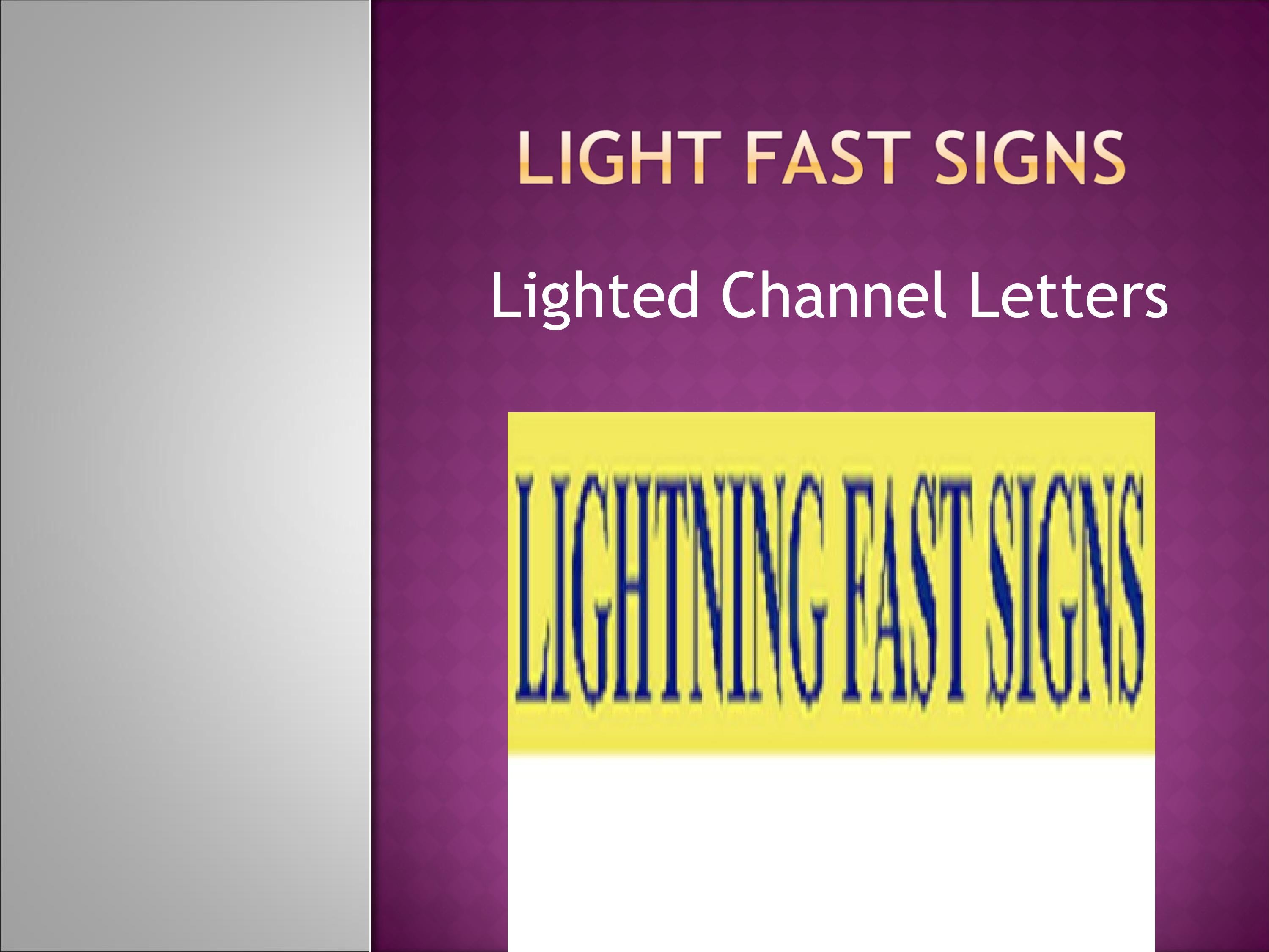 Dimensional Letters Signs by Light Fast Signs Issuu