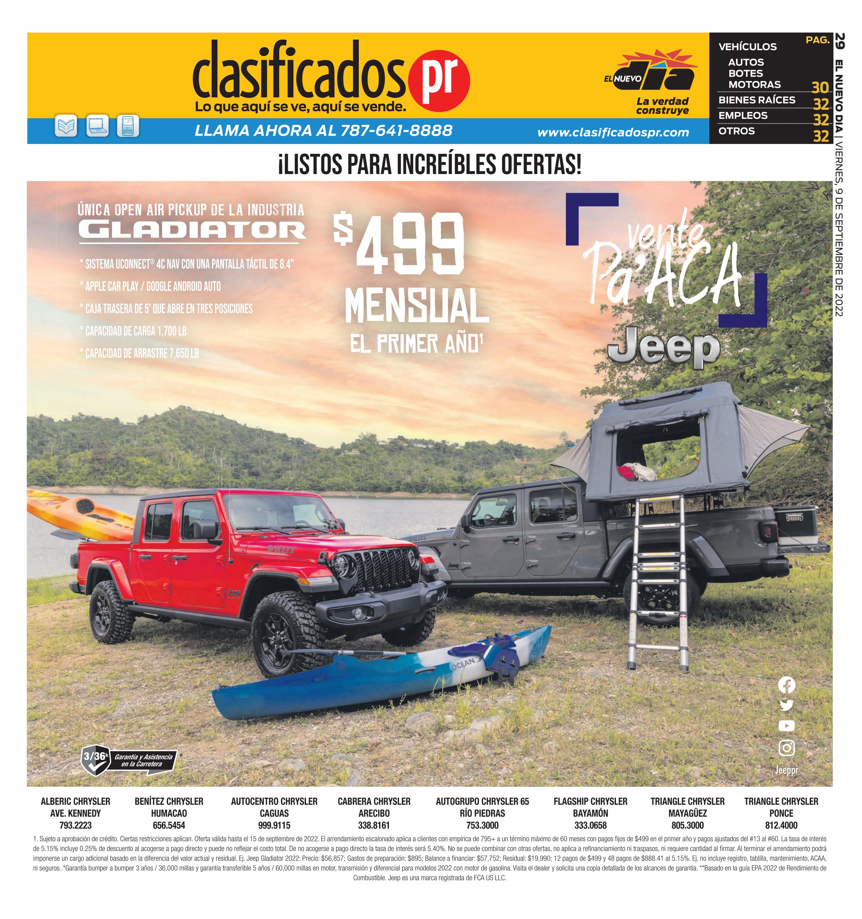Clasificados PR 09 09 2022 by Issuu