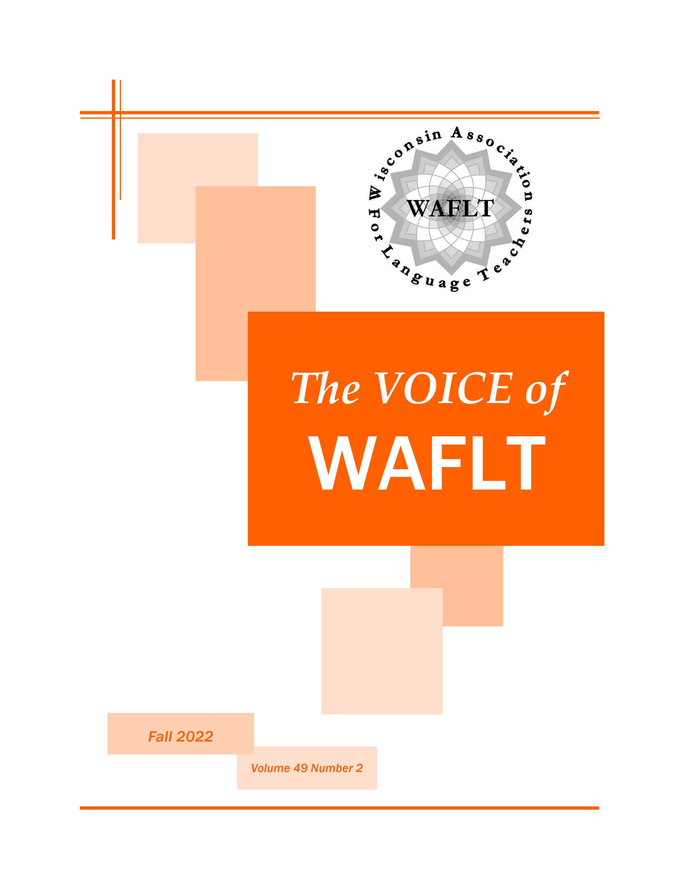 2022 Fall WAFLT Voice by Voice of WAFLT - Issuu