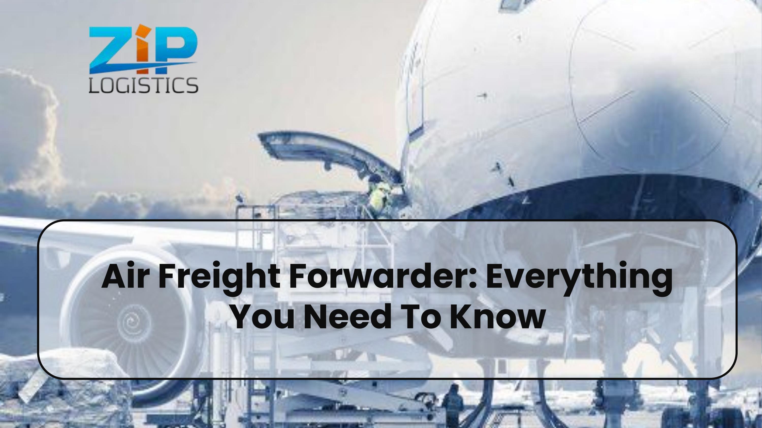 Air Freight Forwarder by Zip Logistics Guyana Issuu