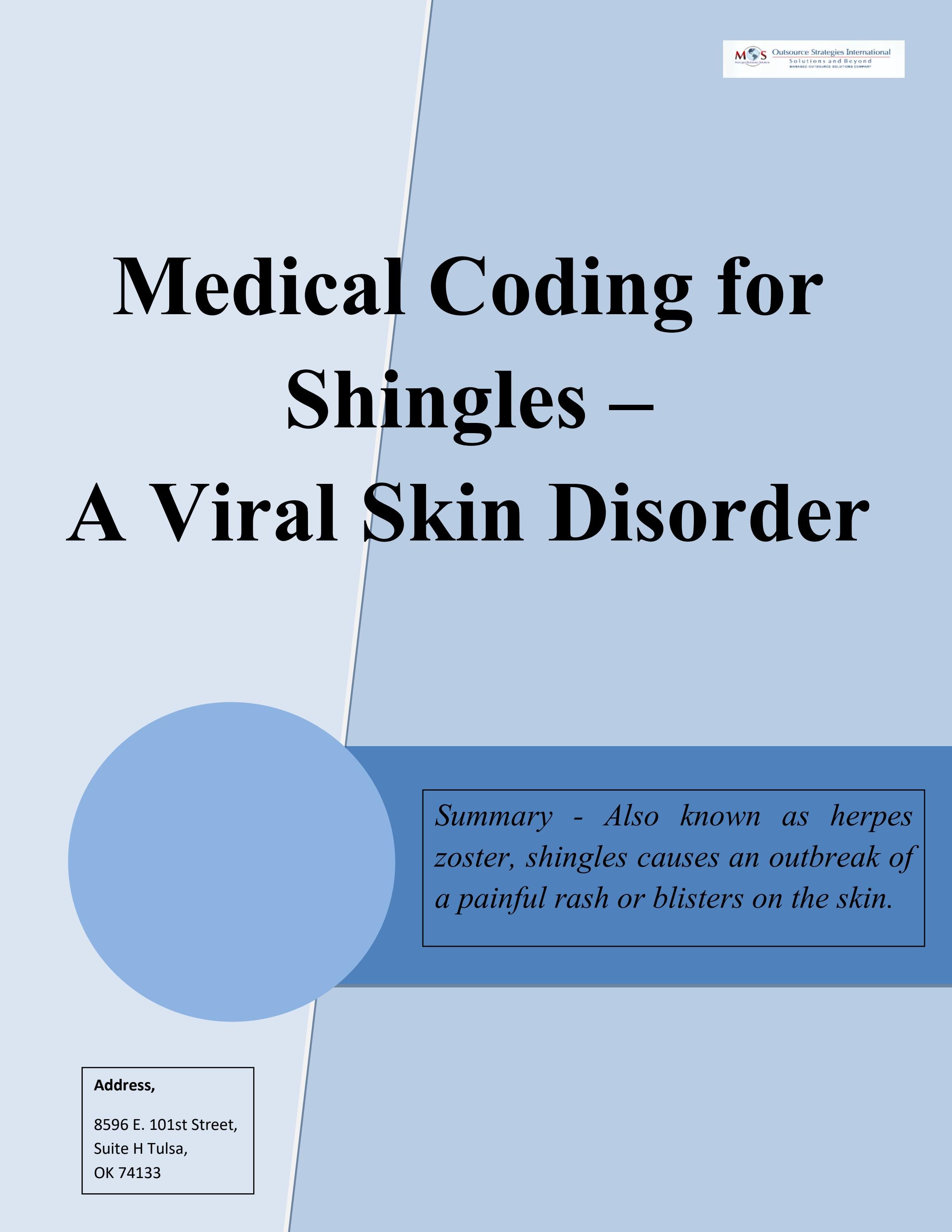 Is It Shingles? Identifying And Coding With Icd 10 - 5rv4h1g