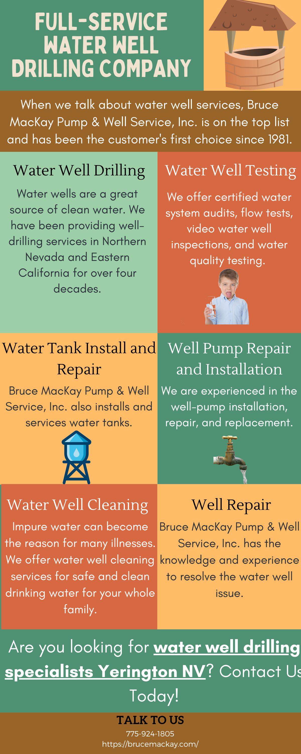 FullService Water Well Drilling Company by Bruce MacKay Pump & Well