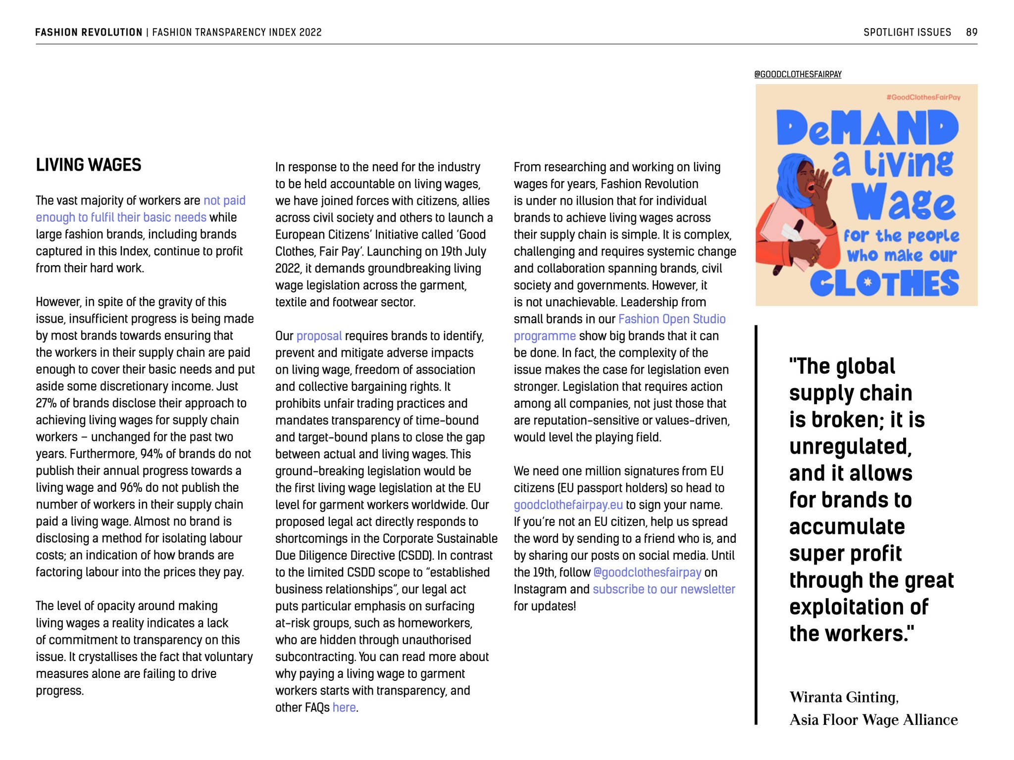 Fashion Transparency Index 2022 by Fashion Revolution - Issuu