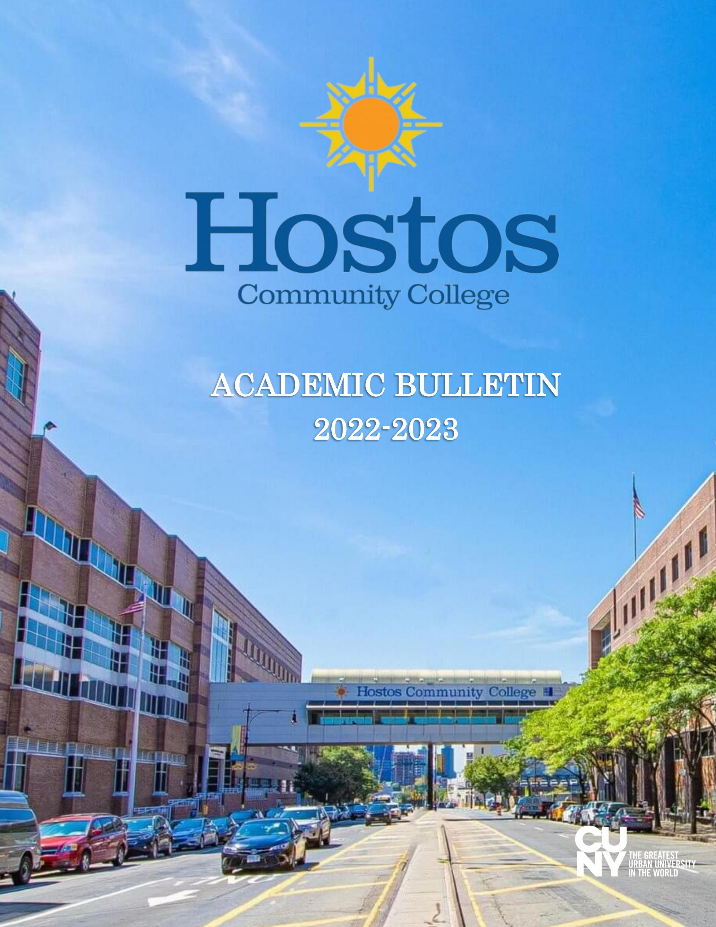 2022 2023 Hostos Community College College Catalog By Hostos Community 