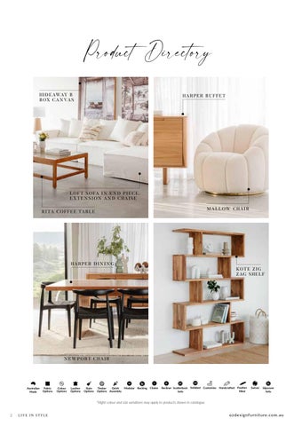 OZ Design 家具 Product Directory 春季 | 夏季 22-23 第 2 页