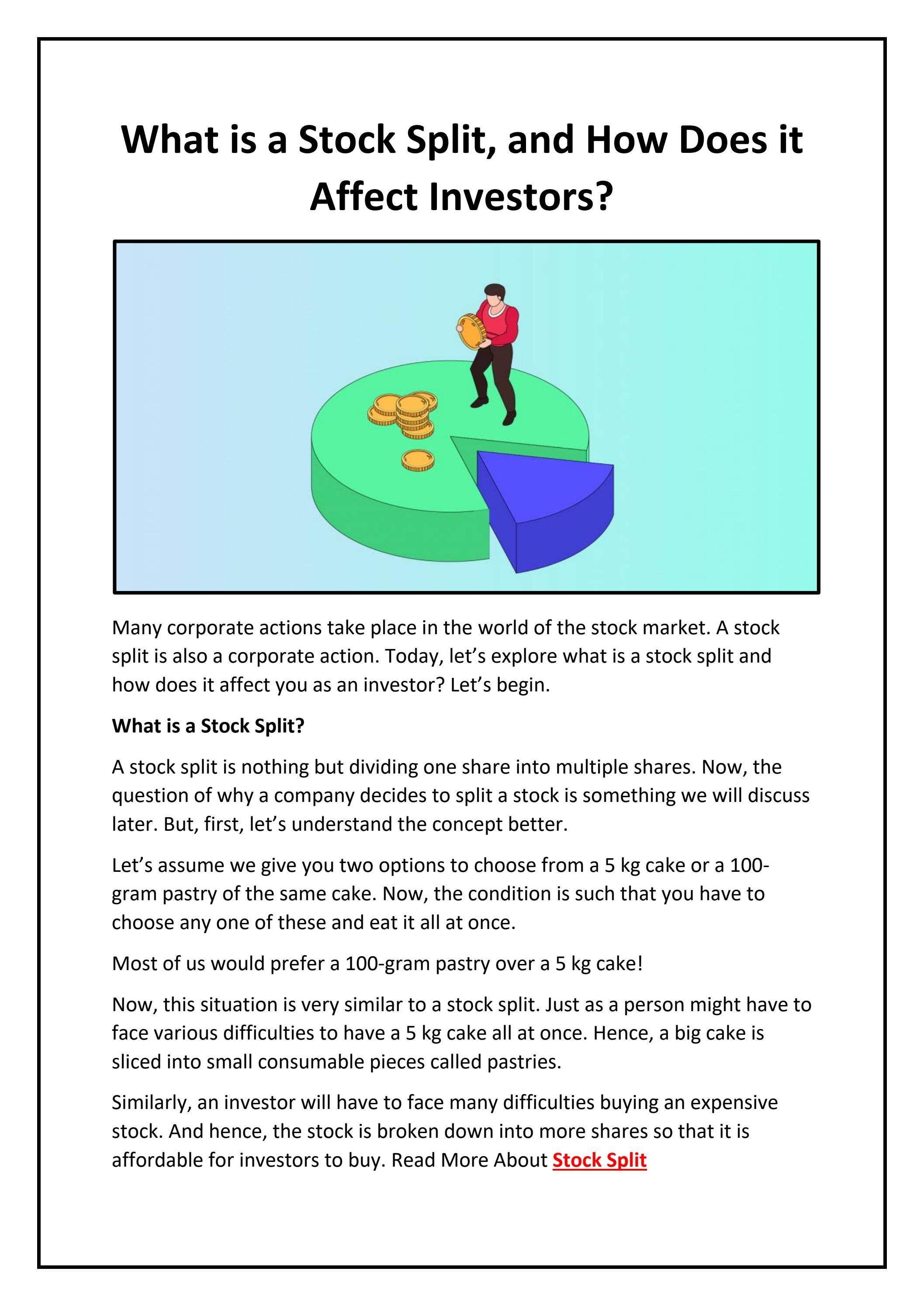 What is a Stock Split, and How Does it Affect Investors? by chaitali