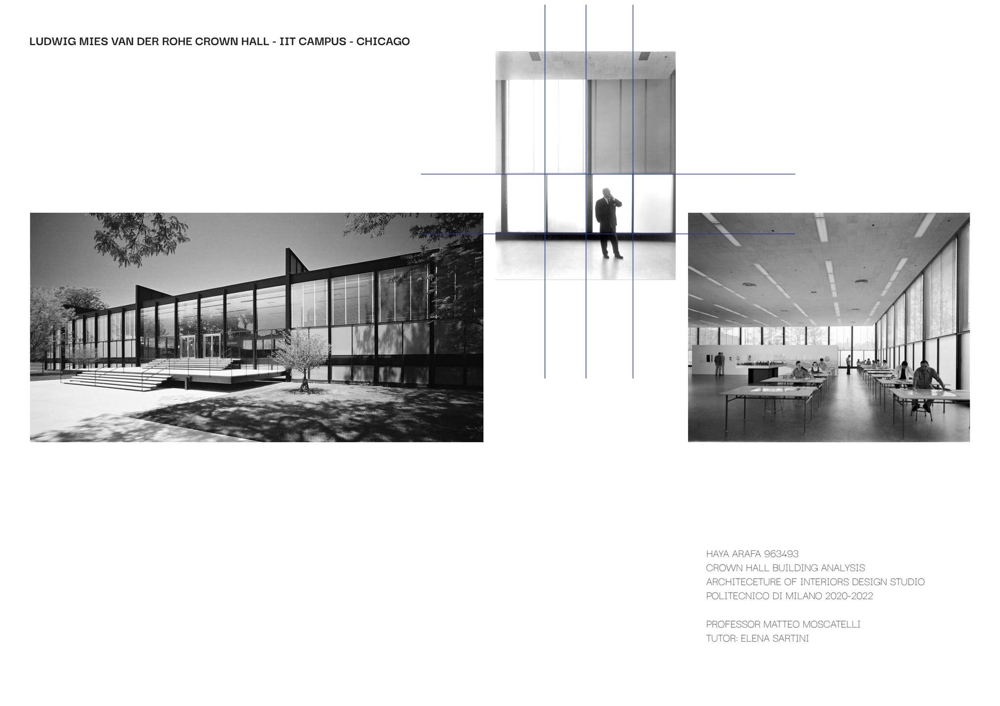 額装済/mies van der rohe/バウハウス Building Mies's Unbuilt Row House - 'Living Modernity