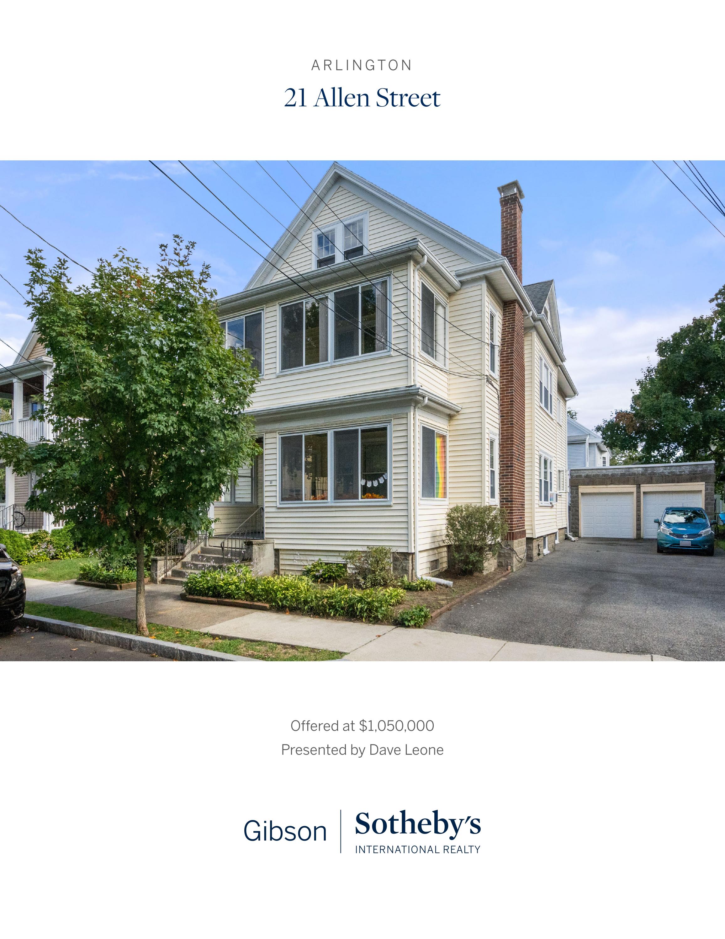 21 Allen Street, Arlington by Gibson Sotheby's International Realty Issuu