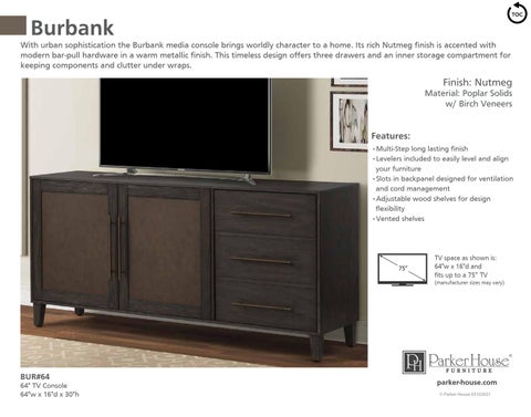 ParkerHouse 2020 家居 Entertainment 家居 办公 × Library Occasional Tables 第 12 页