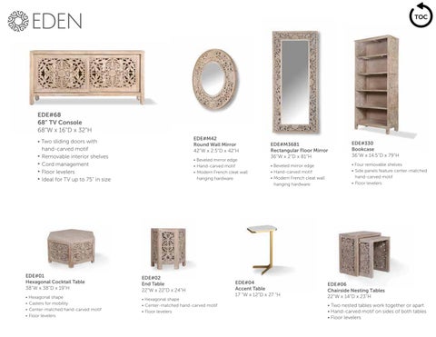 ParkerHouse 2020 家居 Entertainment 家居 办公 × Library Occasional Tables 第 19 页