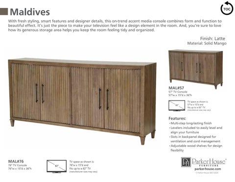 ParkerHouse 2020 家居 Entertainment 家居 办公 × Library Occasional Tables 第 20 页