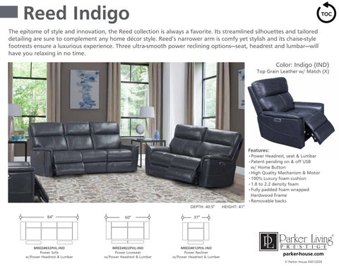 ParkerHouse 2020 皮革 Motion Sofas, Sectionals, Recliners and 书桌 Chairs 第 10 页